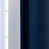 Yakamok Blue and Greyish White Ombre Curtains, Room Darkening Gradient
