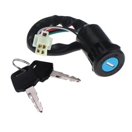 VOZINMOST 4 Wires Ignition Switch Key Set 4 Pin Ignition Key Switch for 50cc to 250cc TaoTao SUNL