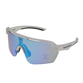Gamswild WS7138 Sunglasses Single Lens Model Sports Glasses Cycling Goggles Ski Goggles Women Men Unisex White Pink Blue Black Mint Green Colour: White Cat2