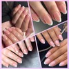 Lifextol 216PC White French Tip Press on Nails Short Fake