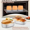 LIANYU 4 Pack Loaf Pans for Baking Bread, 9x5 Inch