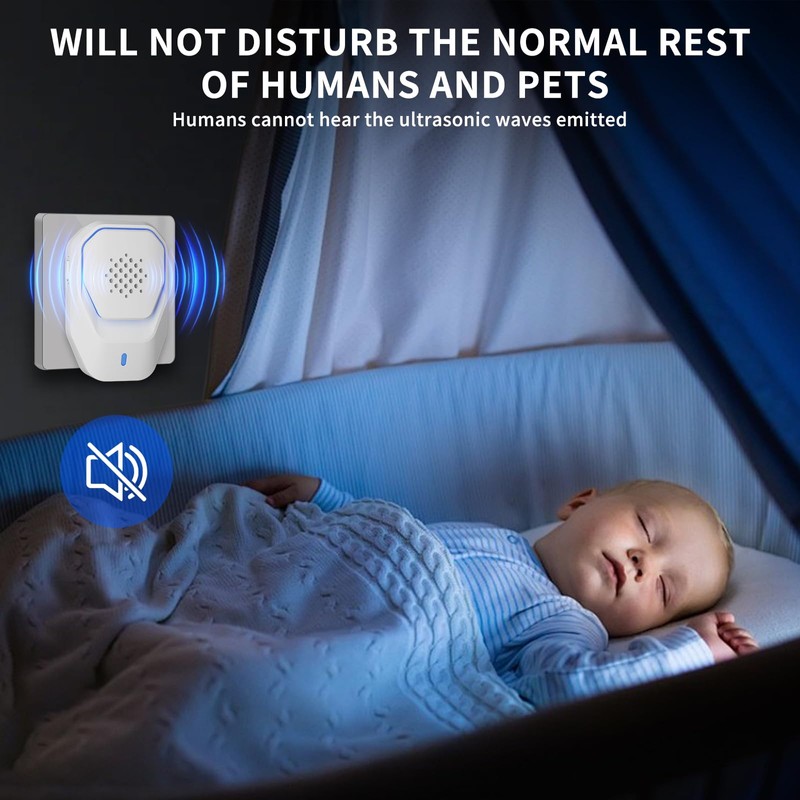 Ultraschall-Schädlingsabwehr, 4er-Pack Mäuseabwehr-001