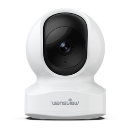 wansview Pet Camera, Dog Camera, 5MP 5Ghz Dual-band WiFi Indoor Cameras with APP, Real-time Motion Alert, 2-Way Audio, Night Vision, Pan/Tilt, SD Card Storage, Works with Alexa Q5