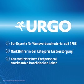 Urgo - Aqua Protect Plaster - Washable and Waterproof Plaster for Cutting to Protect Upper Wounds - 10 Dressings 10 cm x 6 cm