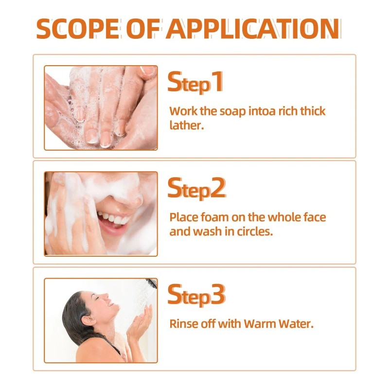 V Soap Curcuma Cleansing, Exfoliante Natural, Para