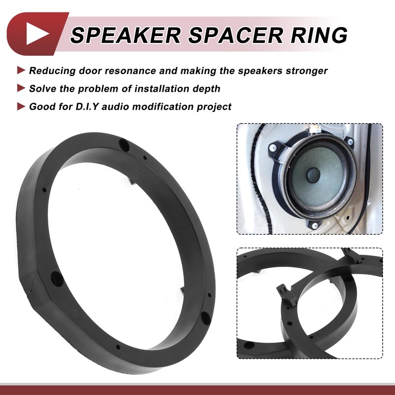 HEROFFIX 2 Set Audio Coaxial Speaker Speaker Spacer Ring Tweeter