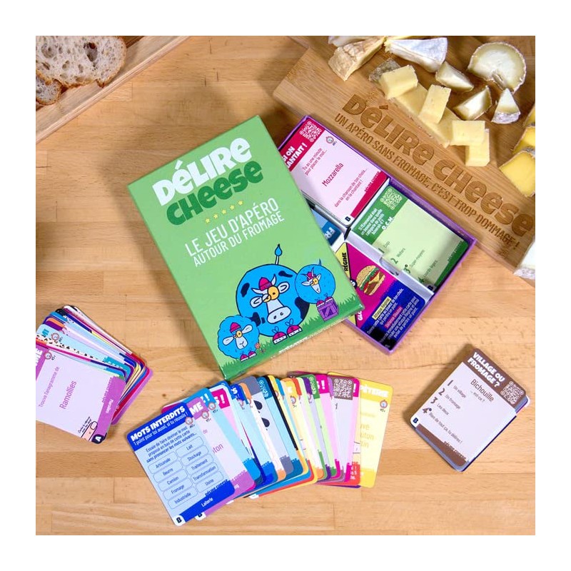 Délire Cheese, the Aperiospiel rund du Käse (Jeu)