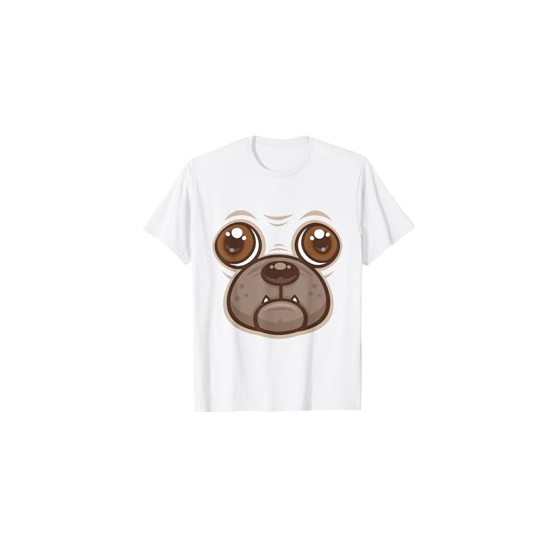 Cute And Funny Pug Mug Puppy Dog Face Cartoon Character