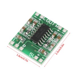Dual Channel Power Amplifier, Audio Power Amplifier Module 2.5V-5.5V 3W+3W Type D PAM8403 Digital Audio Amplifier Power Amp Module Super, Amplifiers