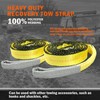 LONGLC 2 Pack 2" x12' Recovery Tow Strap Heavy Duty,