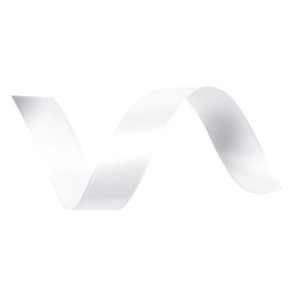 Vaessen Creative Satin Ribbon, 301002-1021, White, 3mm