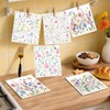 Deorfuy Swedish Dishcloths for Kitchen, 6PCS Wildflower Cellulose Sponge Reusable