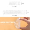 WOSHOP 200 Pack Shower, Bathing,Ear Covers Clear Disposable Ear Protectors