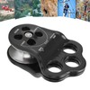 30KN Hitch Climber Pulley Rescue Equipment Dual Bearing for Rigging