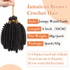 S-noilite Jamaican Bounce Crochet Hair 6 inch,Jumpy Wand Curls Short