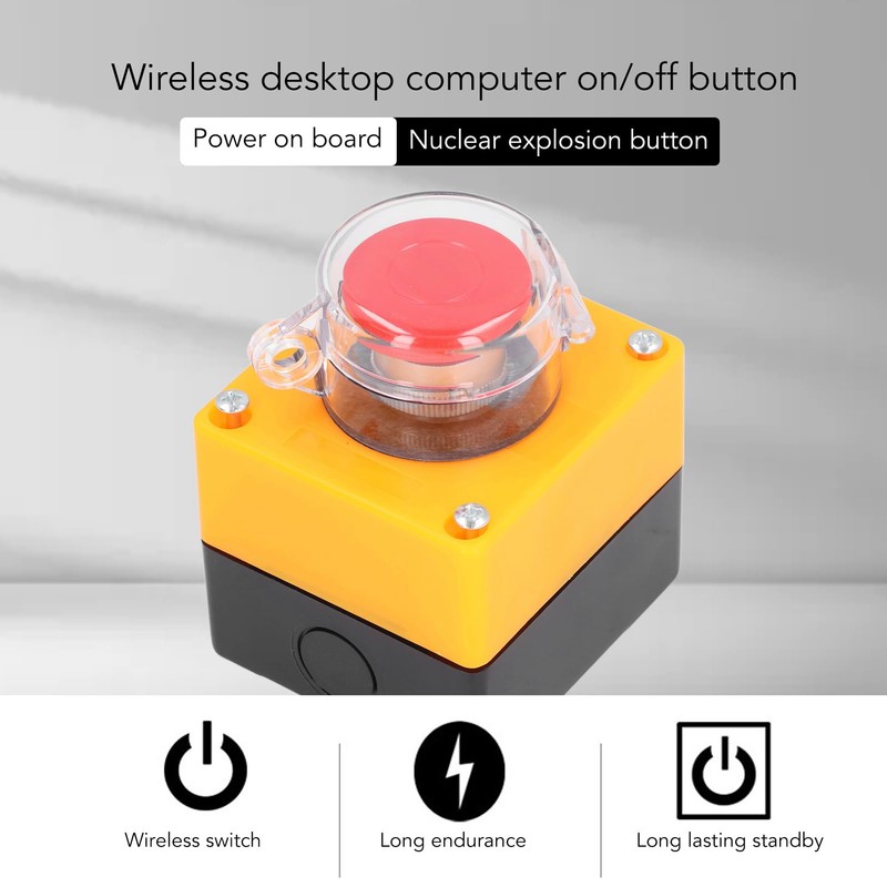 Wireless Desktop Power Switch, Remote Control, PC Power Switch for