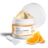 TJE Turmeric Vitamin C Clay Mask for Dark Spots, Dull Skin, Blackheads, Skincare Facial Mask for Cleansing Pores, Moisturizing and Improve Uneven Skin Tone, Face Skincare