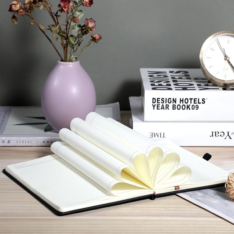 Nextnoid Hardcover Lined Notebook Journal - 120 GSM Thick Paper,