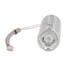 Mini Stainless Steel Flashlight 3 Mode Pocket LED Torch Handheld