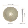 sourcing map 10pcs Diamond Cutting Wheel 40mm Full Sand Diamond