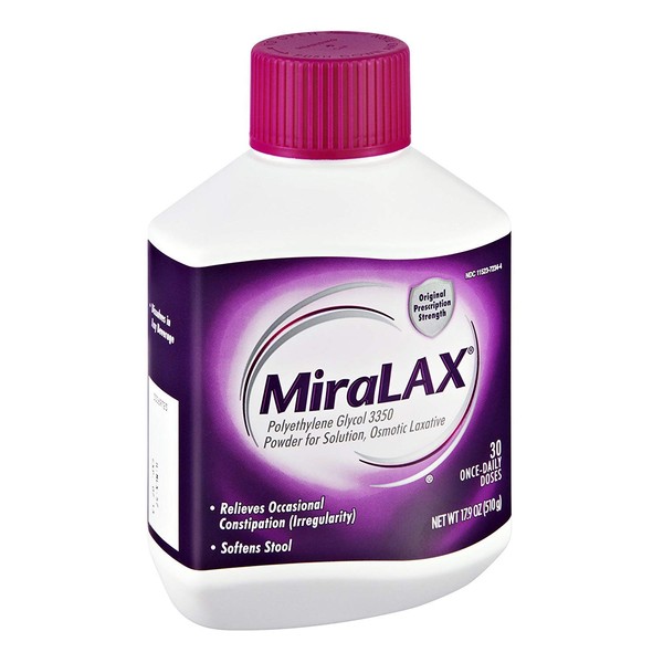 MiraLAX 17.9 oz Once-Daily Laxative 30 Doses