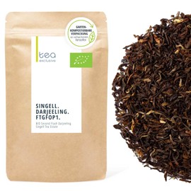 Singell Darjeeling FTGFOP1 | Organic Darjeeling Second Flush Black Tea | Fine Muscatel Note | 400 g Bulk Pack - tea exclusive