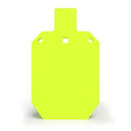 AR500 Steel Target for Shooting - 1/2"& 3/8" Thick Rifle Rated Metal Gong - Laser Cut High Visibility Neon Color Silhouette