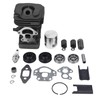 Cylinder Piston Kit, Cylinder Piston Kit Made of Aluminium Alloy, Cylinder Piston Set Replacement Suitable for Husqvarna 235 236 240 235e 236e 240e Chainsaw