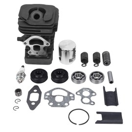 Cylinder Piston Kit, Cylinder Piston Kit Made of Aluminium Alloy, Cylinder Piston Set Replacement Suitable for Husqvarna 235 236 240 235e 236e 240e Chainsaw