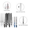 Tunejoy Jigsaw Blades T-Shank Jigsaw Blade Set Professional Made of