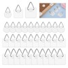 60 Pack Adhesive Picture Hanger, Foamboard Picture Hanging Hooks Without