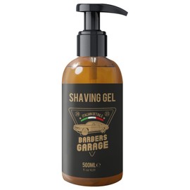 Barbers Garage - Shaving Gel - Rasiergel - Beruhigend und feuchtigkeitsspendend - gegen Rötungen - ideal für das Stilying - für empfindliche Haut - weiche Textur