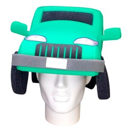 FOAM PARTY HATS: Car Hat - Car Accessory Hat - Race Car Hat - Toy Car Party Hat - Car Hat for Adults and Kids - Photo Booth Props - Gift Hat