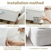 TAGMEIU 4 Pcs Bed Sheet Holder Clips, Mattress Sheet Fasteners