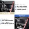 Daeiclru Car Navigation Screen Frame Trim Cover Fit for Jaguar