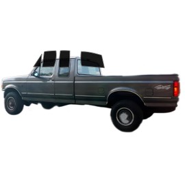 AUTOTEK Precut Windows Tint Film All Sides Cars Sun Blocking Protection Privacy Anti Shatter Glass 2 Ply Film Any Tint Shade kit for Ford F250 Extended Cab 1992-1996
