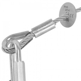 Riggatec Safety Rope, Safety 100 cm x 3 mm up to 9 kg