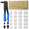 Richcat Hand Riveter Set with 100 Blind Rivets Aluminum Rivet