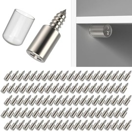 100 Clavijas de Soporte de Tornillo Autorroscantes, Jeswo Pin de Soportes