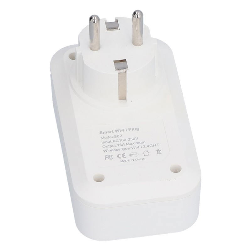 WiFi Smart Socket ABS Smart Plug with Timer and Voltameter