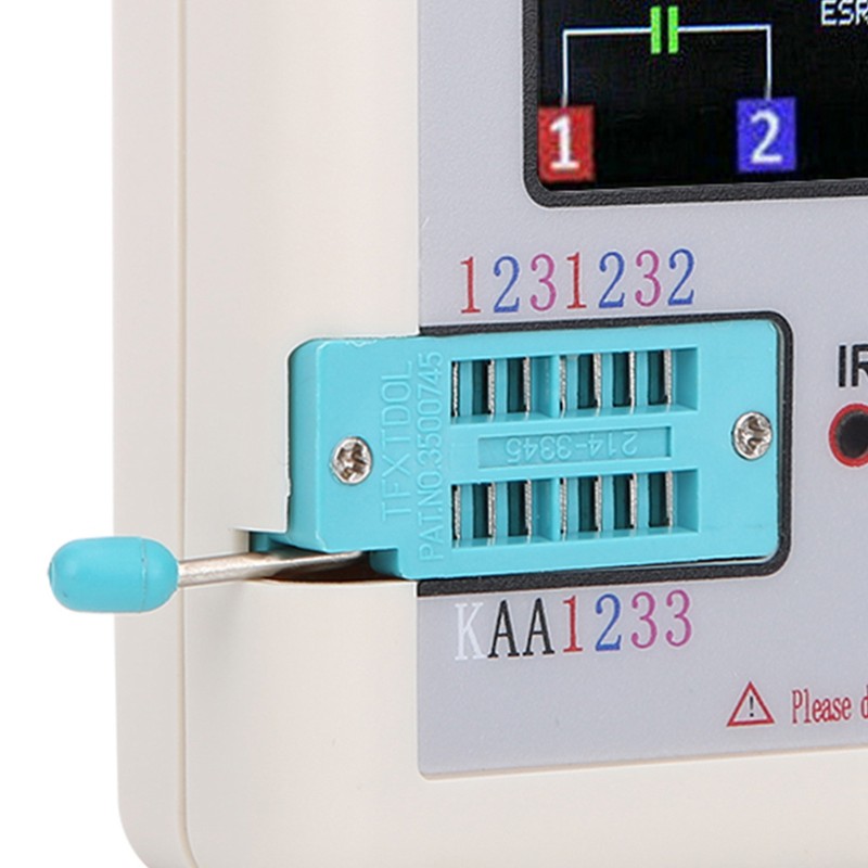 Multifunction Transistor Tester 1.8in TFT Display Screen LCR‑TC1 for Capacitor