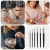 6 Pcs Dry Brush Set, Drybrush Set Round Detail Paint