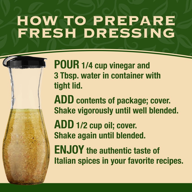 Good Seasons Zesty Italian Dressing & Recipe Seasoning Mix, 4