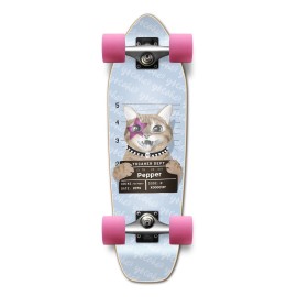 Yocaher Mini Cruiser Complete - Rockstar Kitty Cat Series - ROCKSTAR KITTY CAT-PURPLE PEPPER
