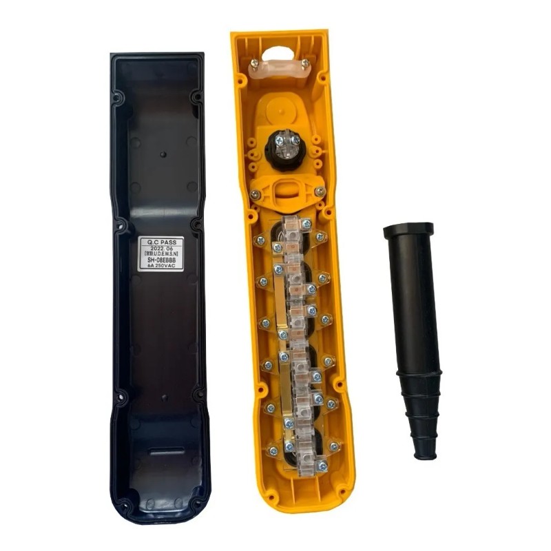 Botonera Alámbrica Para Polipasto Hyundai 6mov Y 1 Velocidad