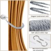 Natural Cotton Rope Curtain Tie Backs,2 Pcs Elegant Boho Style