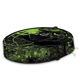 MightySkins Skin Compatible with iRobot Roomba i7 Robot Vacuum - Green Distortion | Protective, Durable, and Unique Vinyl Decal wrap Cover | Easy to Apply, Remove, and Change Styles | Made in The USA