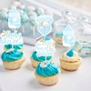 Sursurprise 36PCS A Little piece of Heaven Baby Shower Cupcake
