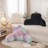 Holawakaka Standard Faux Fur Bed Rest Pillow with Arms, Rabbit