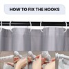 WedDecor Shower Curtains Mould Proof Resistant, Waterproof PEVA Shower Curtain